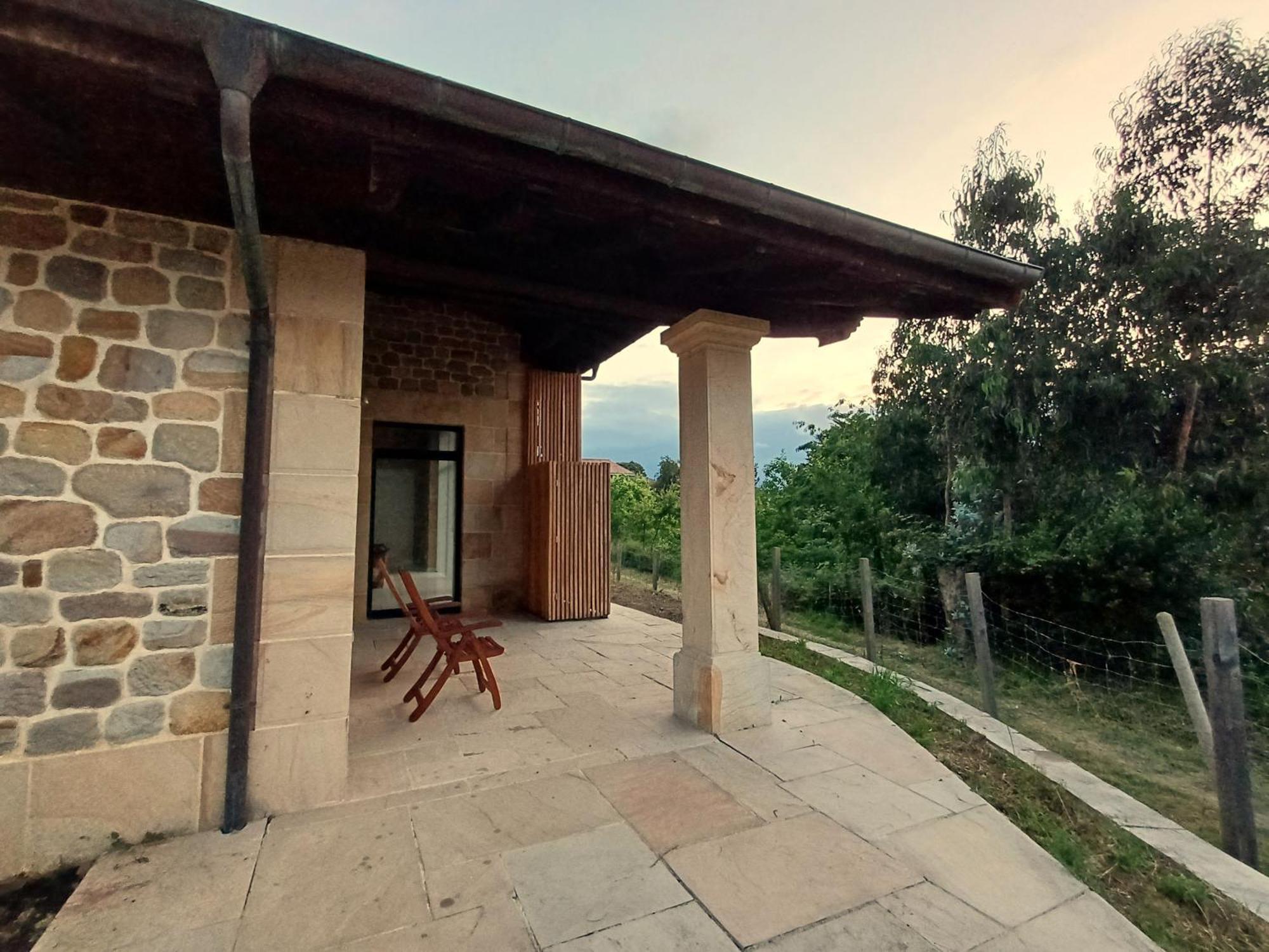 Amplio Apartamento Con Jardin En Casa Rural Haritza Con Vistas Al Mar Ea Extérieur photo