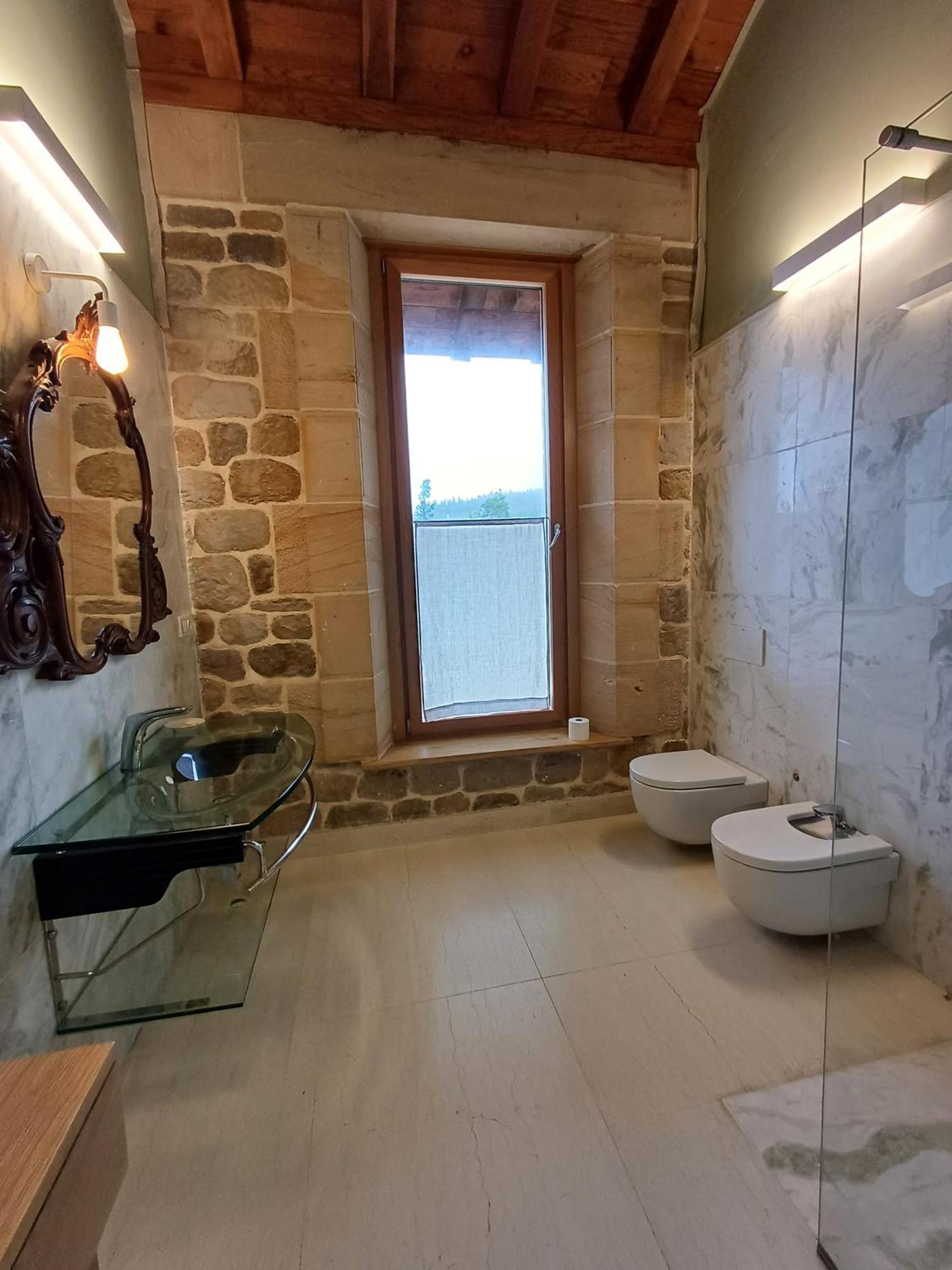 Amplio Apartamento Con Jardin En Casa Rural Haritza Con Vistas Al Mar Ea Extérieur photo