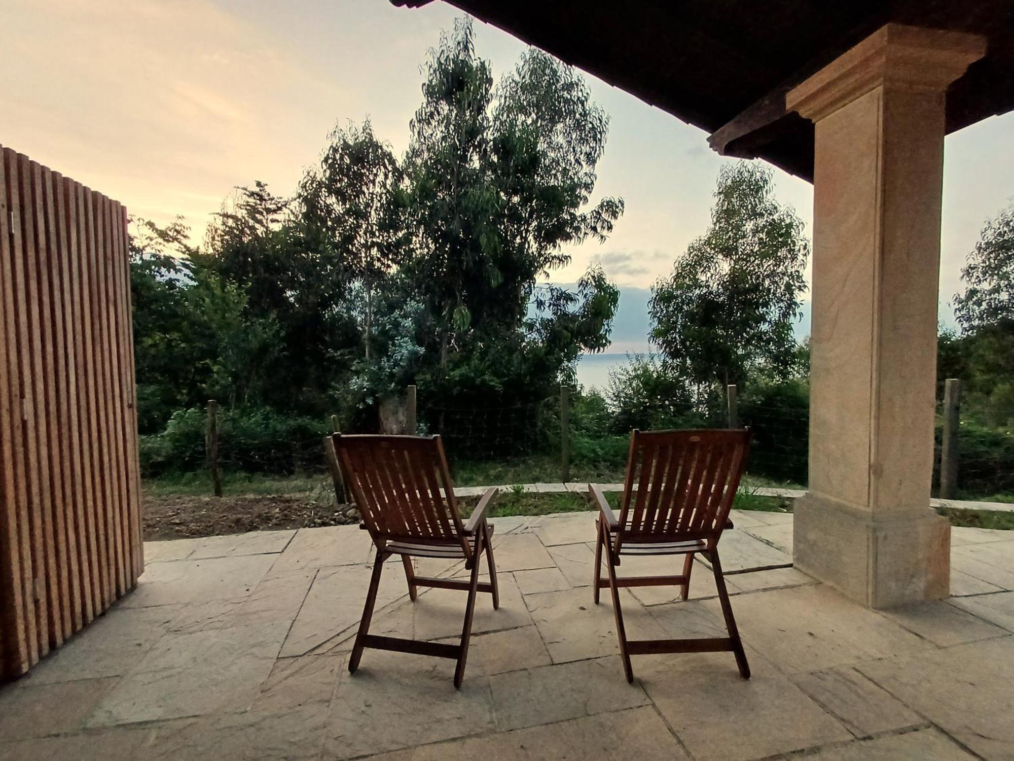 Amplio Apartamento Con Jardin En Casa Rural Haritza Con Vistas Al Mar Ea Extérieur photo