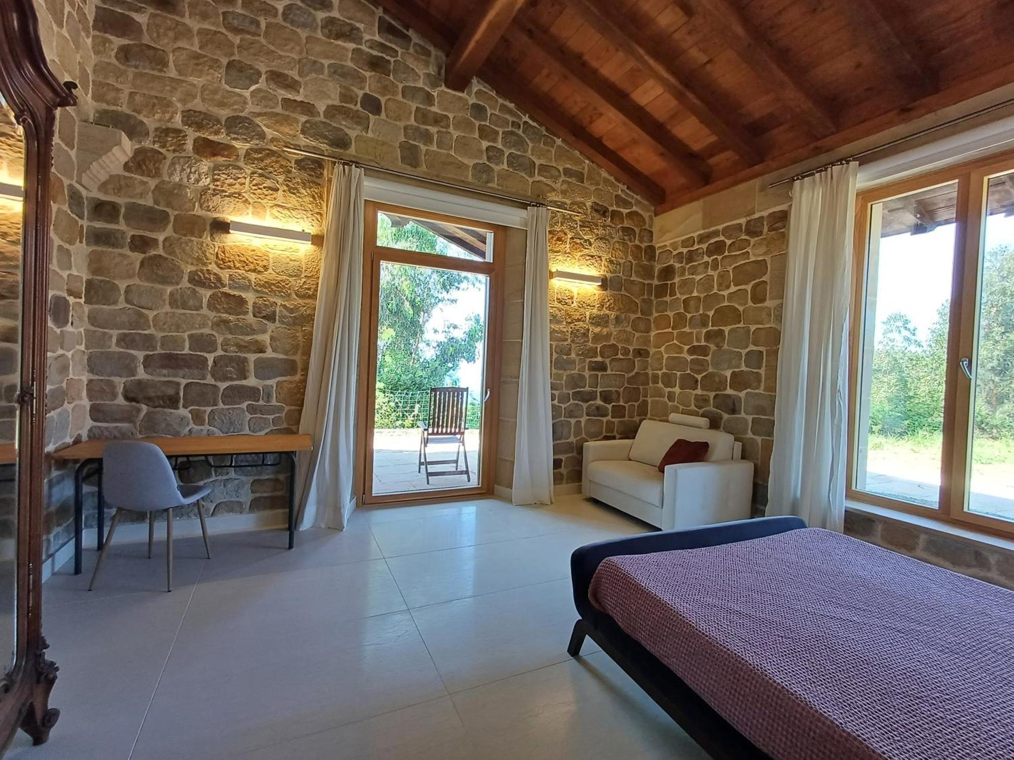 Amplio Apartamento Con Jardin En Casa Rural Haritza Con Vistas Al Mar Ea Extérieur photo