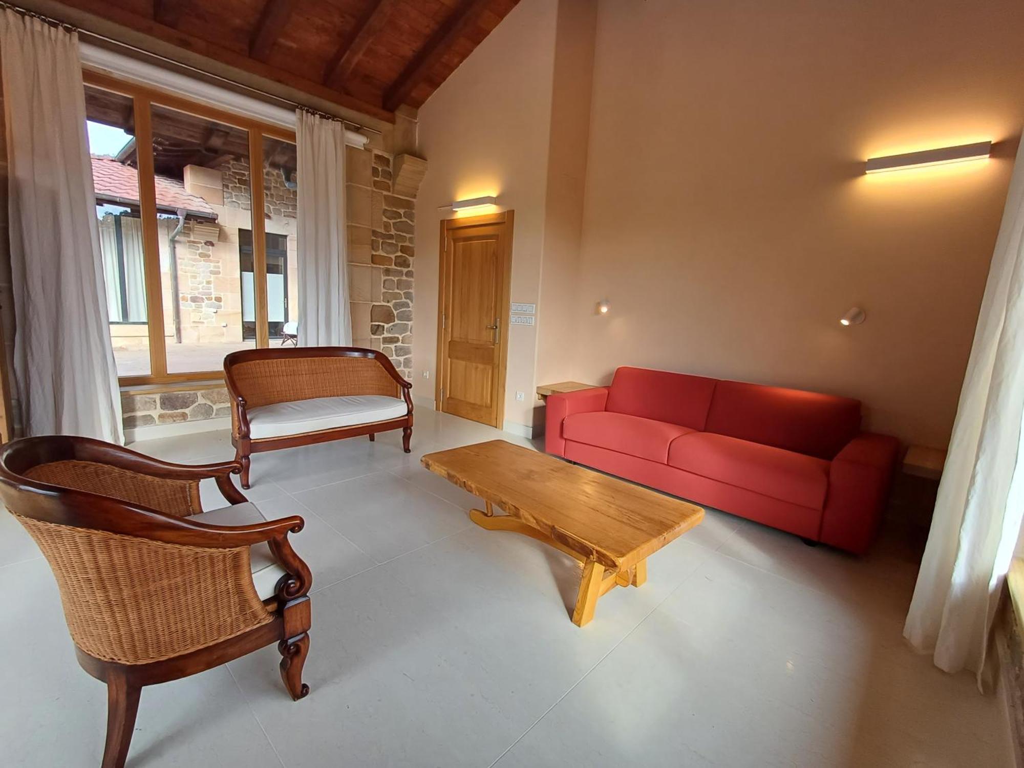 Amplio Apartamento Con Jardin En Casa Rural Haritza Con Vistas Al Mar Ea Extérieur photo