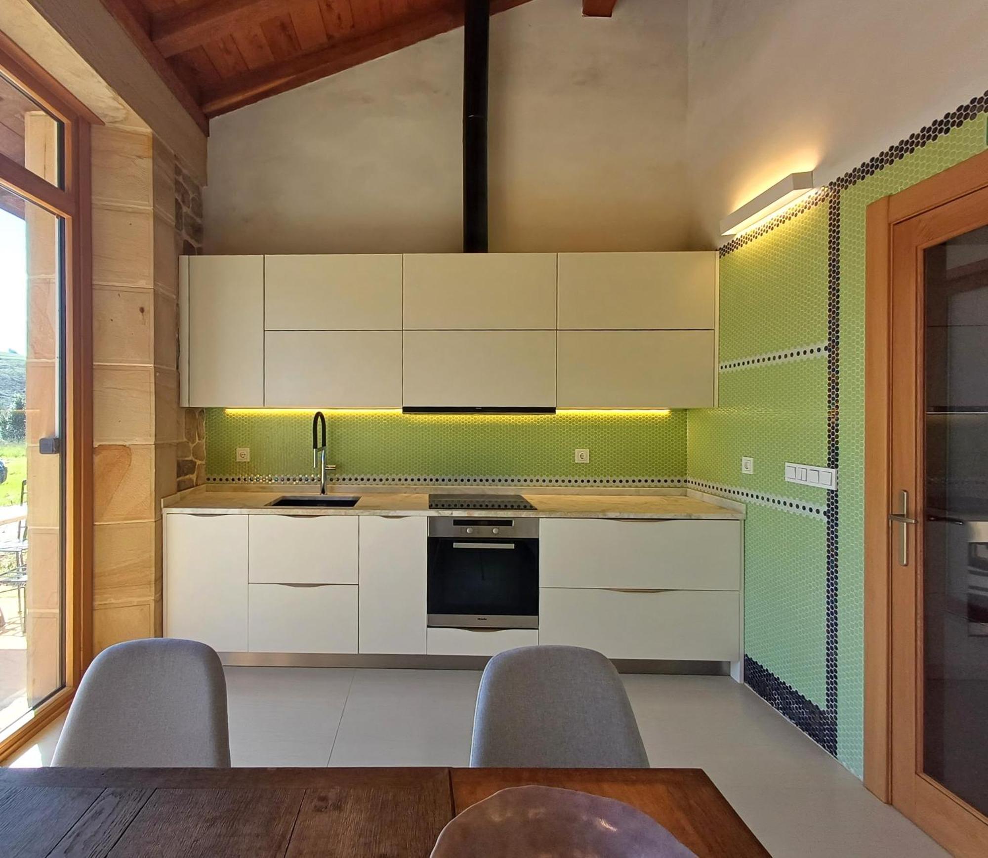 Amplio Apartamento Con Jardin En Casa Rural Haritza Con Vistas Al Mar Ea Extérieur photo